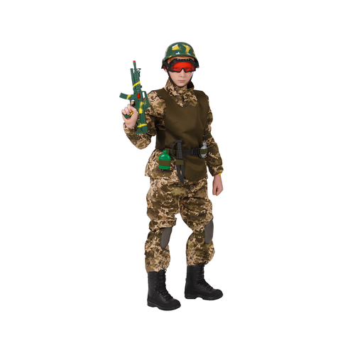 детский костюм солдата 7350 128 134 см Костюм детский Спецназ (134)