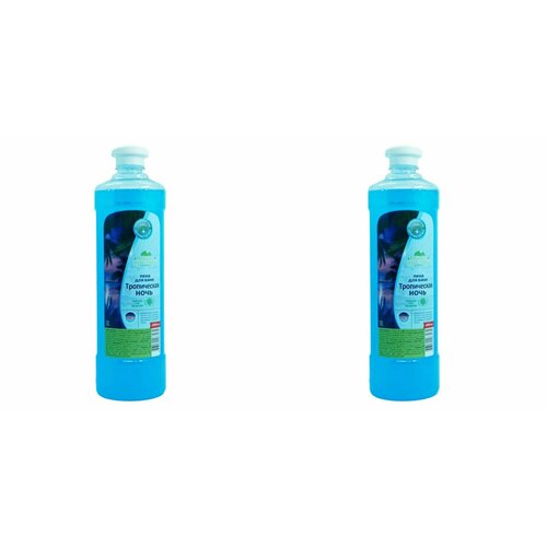 Родные просторы Пена для ванн Тропическая ночь,1000 мл,2 шт