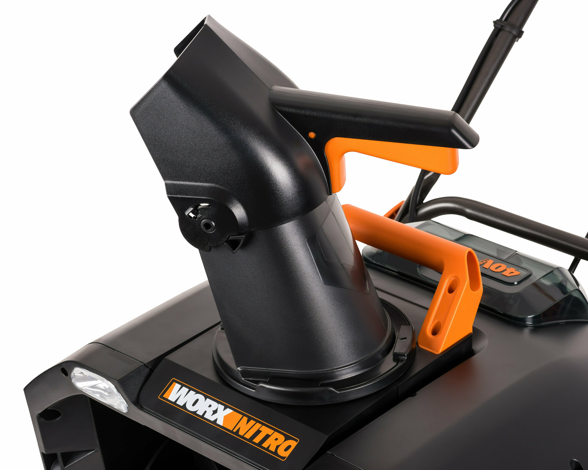 Снегоуборщик аккумуляторный Worx WG471E, 50 см 18 В, АКБ и ЗУ в комплекте - фото №15