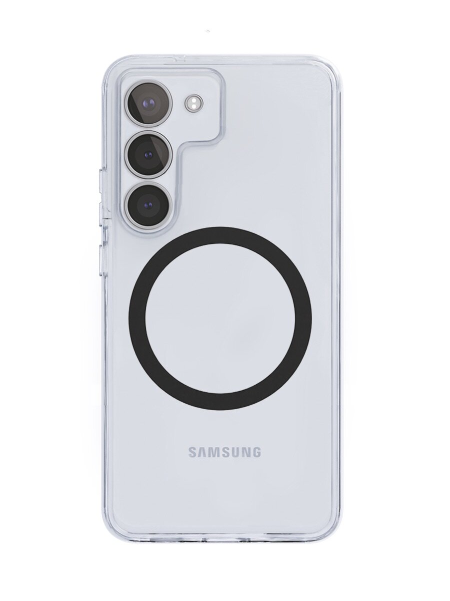 Чехол защитный VLP Puro Case MagSafe для Samsung S24 Plus прозрачный