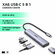 Хаб USB-C 5 в 1 UGREEN CM478 / 1xUSB-A 3.0 + 2хUSB-A 2.0 / HDMI 4...