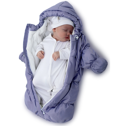 Конверт на выписку для новорожденных Маршмеллоу Сиреневый