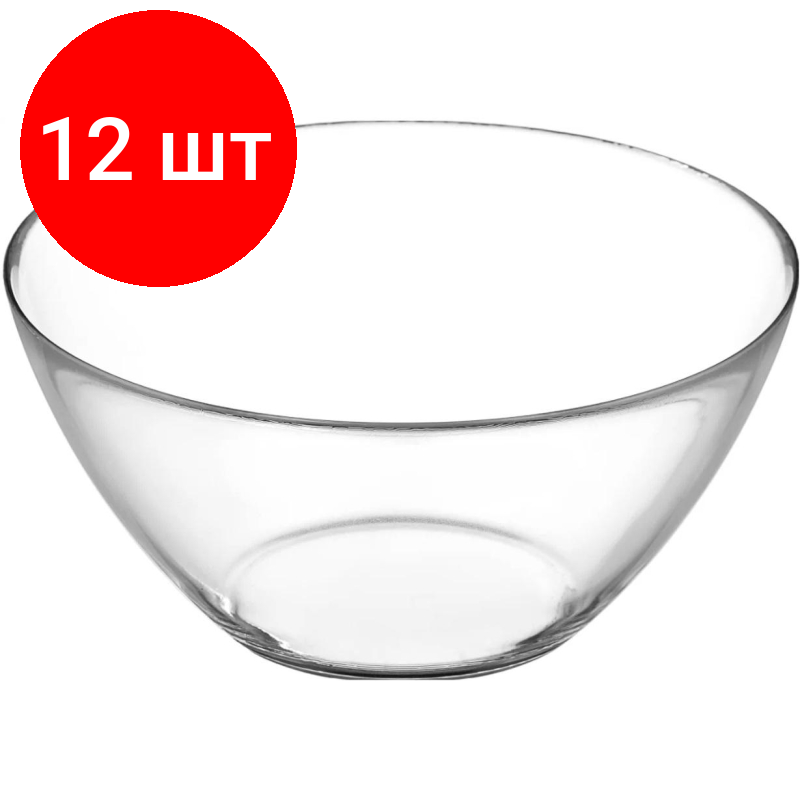 Комплект 12 штук, Салатник LUMINARC Космос, стекло, D12.5см, L4893