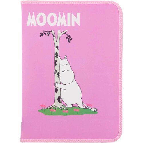 Папка для тетрадей Полиграф Принт Moomin на молнии А4 MTJB-US1-CPBFLA4