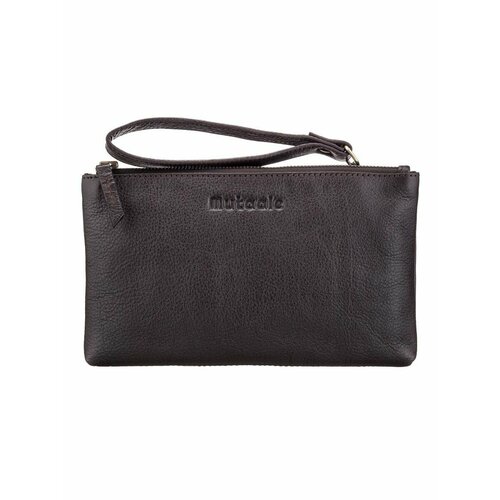 фото Сумка клатч mutaale, фактура зернистая, коричневый