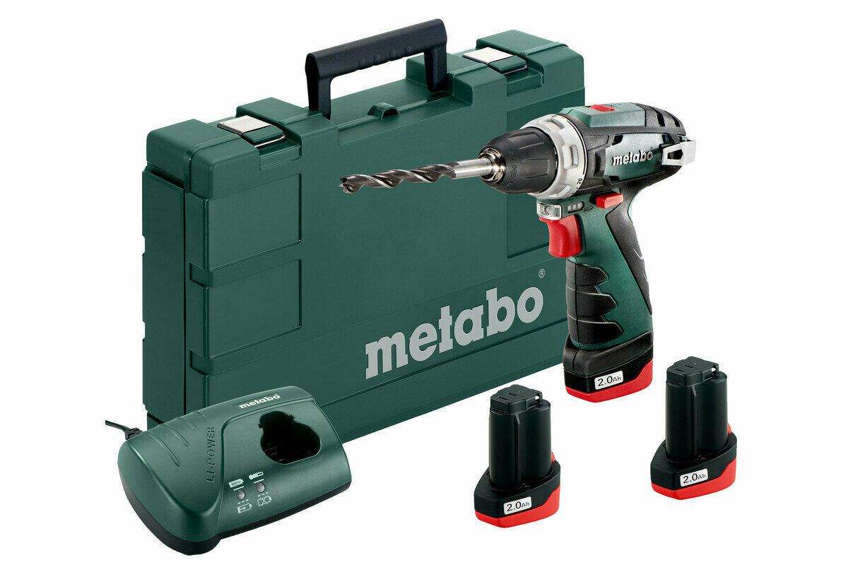 Аккумуляторный винтоверт Metabo PowerMaxx BS Basic Set 600080960