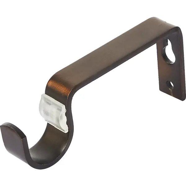 Держатель однорядный простой Inspire металл цвет античная медь 2 см