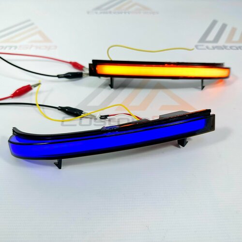 Повторители поворотников в зеркала Лада Приора 2170 Lexus в стиле Blue Мульти плазма 1225₽