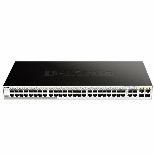 D-Link SMB D-Link DGS-1210-52FL2A Управляемый L2 коммутатор с 48 портами 101001000Base-T и 4 комбо-портами 1001000Base-TSFP 3210000₽