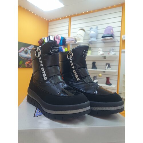 фото Ботинки сказка, размер 33, черный