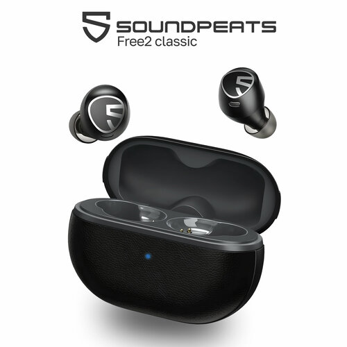 Беспроводные наушники SoundPeats Free 2 Classic TWS, черные наушники soundpeats tws trueair qcc3020 черный