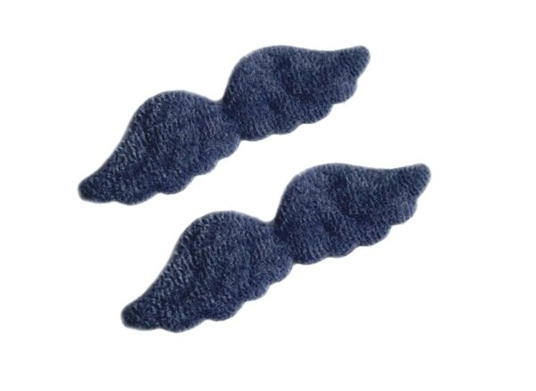 Крылья 9см*2,8см, уп.-2 шт, цв. серый