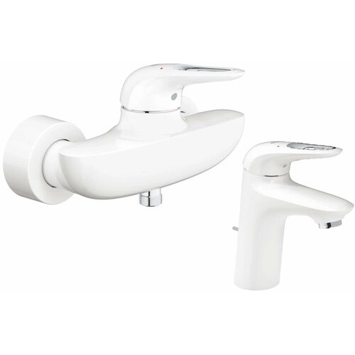 Комплект смесителей Grohe Eurostyle New 33590LS3 + 33558LS3 готовый комплект для душа grohe eurostyle new nsb0016