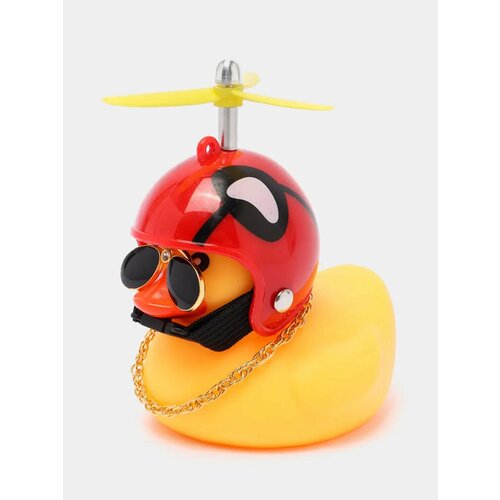 Игрушка Утка в очках и шлеме с пропеллером в машину Цвет Красный 499₽