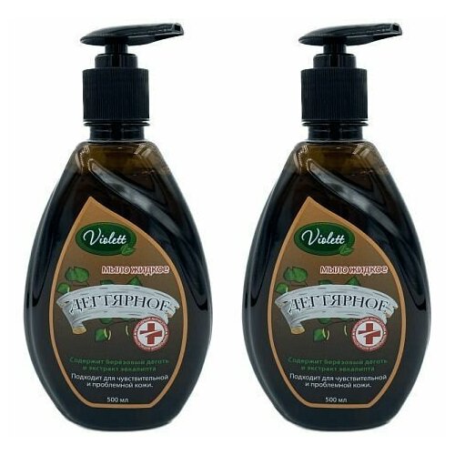 Violett Жидкое мыло Дегтярное, 500 мл, 2 шт
