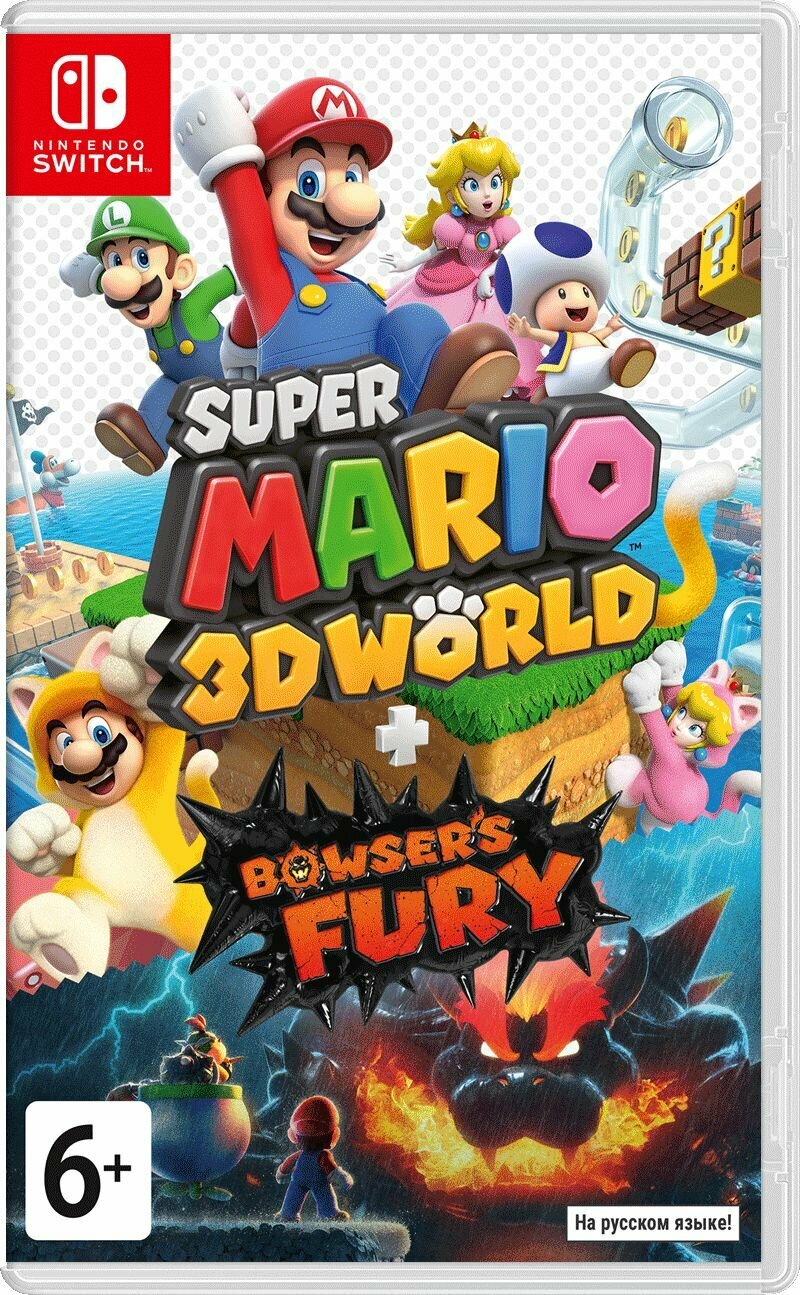 Игра Super Mario 3D World + Bowser's Fury (Русская версия) для Nintendo Switch