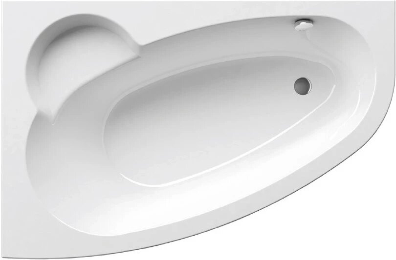 Акриловая ванна 160x105 см L Ravak Asymmetric C461000000