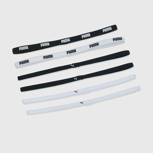 фото Повязка puma puma at sportbands, размер one size, белый, черный