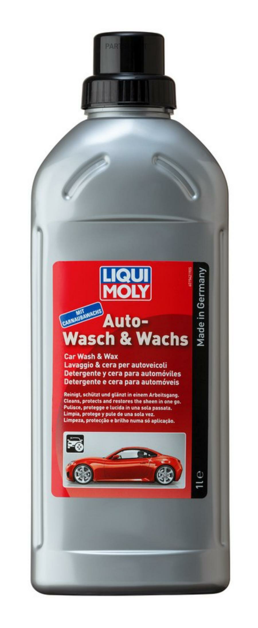 LIQUI MOLY 1542 LiquiMoly Auto-Wasch Wachs 1L_автошампунь с воском !\