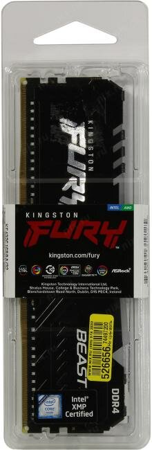 Память оперативная DDR4 Kingston CL16 32GB 3200MHz (KF432C16BBA/32) - фото №17