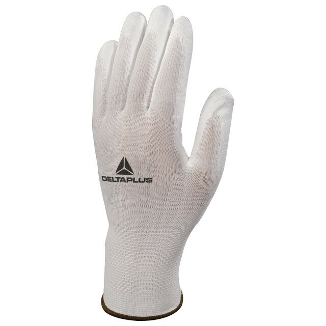 перчатки полиэстеровые DELTA PLUS с полиуретановым покрытием VЕ702P 9 размер - фото №5