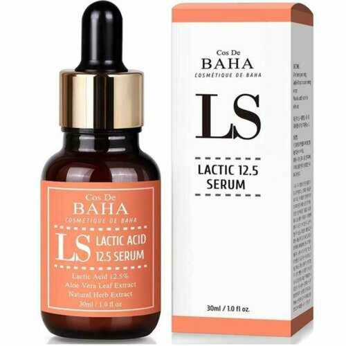 Cos De BAHA Сыворотка для лица обновляющая с молочной кислотой 12,5% COS DE BAHA Lactic Acid Serum (LS), 30мл.