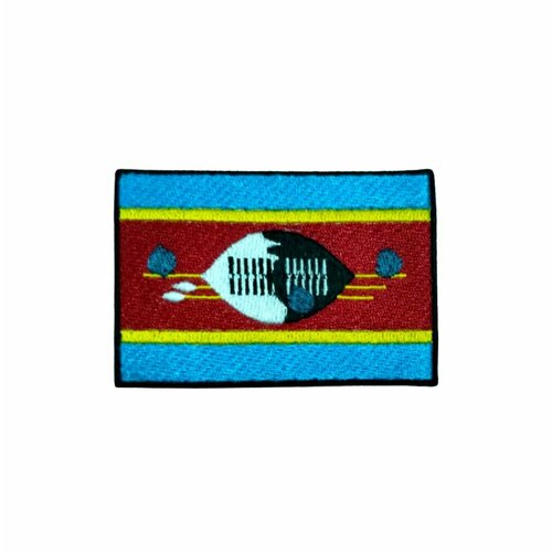 Нашивка шеврон патч, Флаг Эсватини , размер 80x55 мм нашивка шеврон патч флаг польши размер 80x55 мм