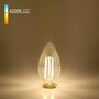 Филаментная светодиодная лампа "Свеча" 7W 4200K E14 Elektrostandard (C35 прозрачный) (BLE1412)