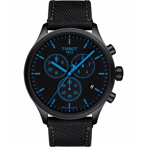 Наручные часы TISSOT T-Sport, синий, черный tissot chrono xl t116 617 16 057 02