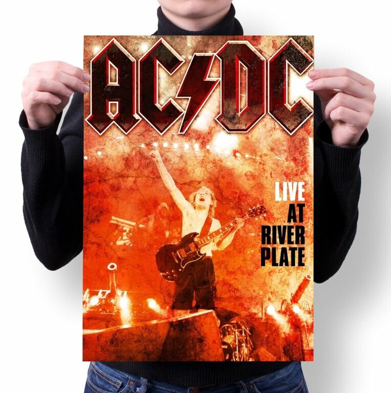 Плакат AC/DC Эй-си/ди-си №1 А4