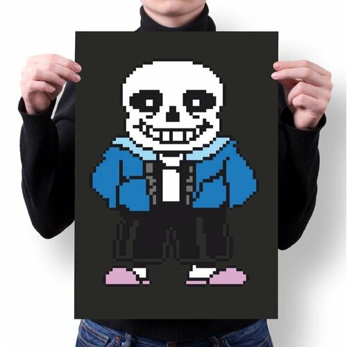 Плакат Андертейл, Undertale №45, А4