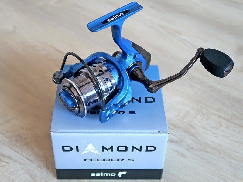 Катушка Salmo Diamond Feeder 5 5000FD безинерц. голубой (5050FD) - фото №16