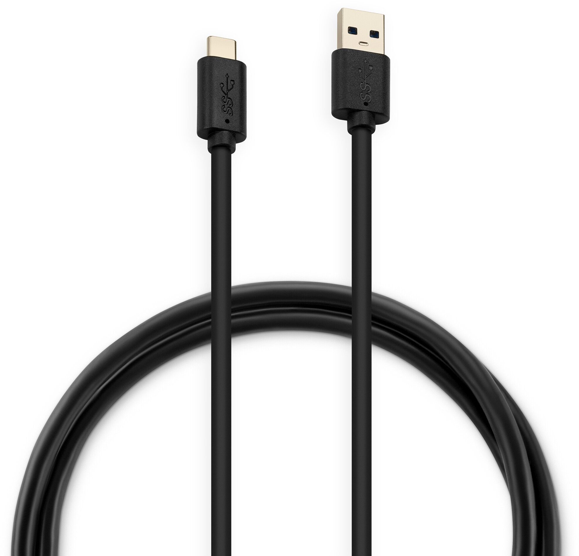 Кабель BURO USB 3.0 A(m), USB Type-C (m), 1м, черный [bhp usb-tpc-1] - фото №5
