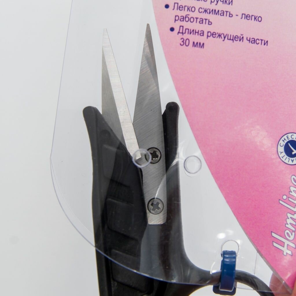 745 Ножницы для обрезания нити с мягкой ручкой, нержавеющая сталь, размер лезвия 120 мм Hemline - фото №8