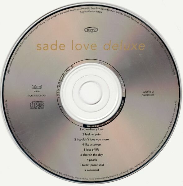 Sade Love Deluxe CD Медиа - фото №4