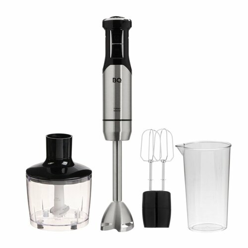 Блендер BQ-HB421PS погружной 1400 Вт 05 л режим турбо чёрно-серебристый 564200₽