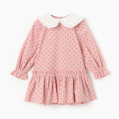 Платье Крошка Я, размер 74/80, розовый