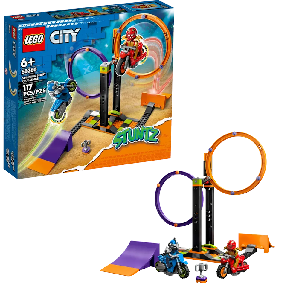 Конструктор Lego City 60360 "Испытание каскадеров с вращением"