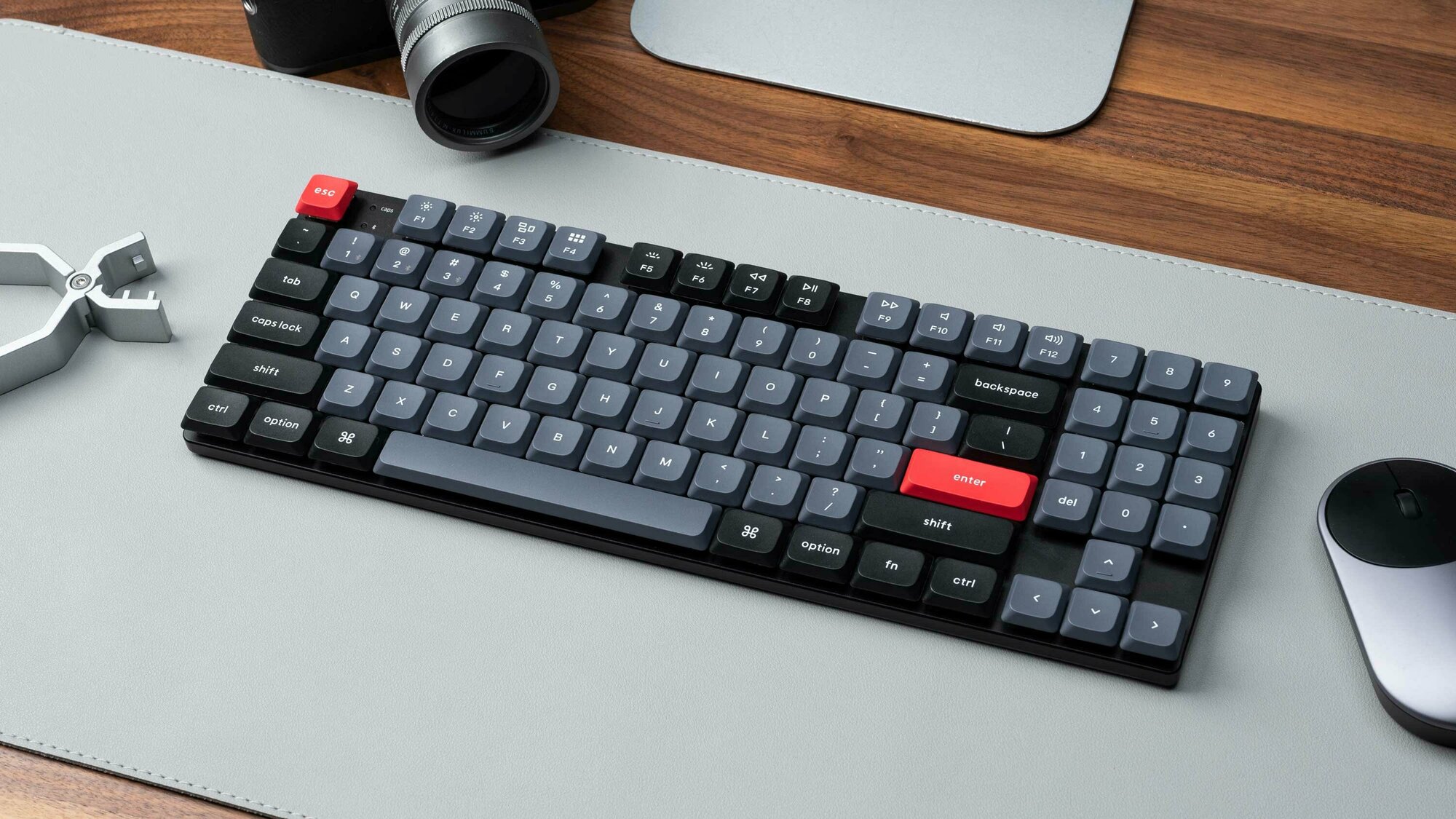 Клавиатура QMK Keychron K13 Pro, 90 клавиш, Hot-Swap, Gateron low profile Red Switch - фото №10