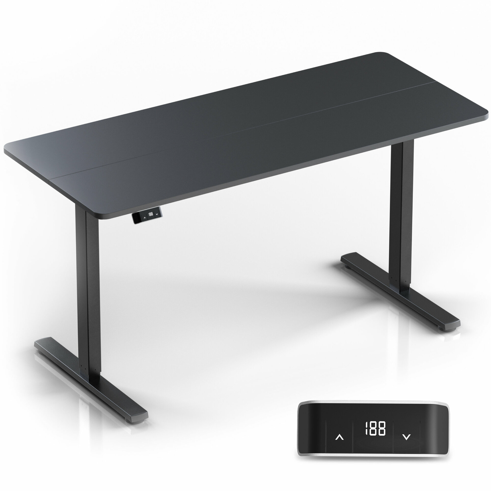 фото Стол с электроприводом ONKRON WDT221E, металлическая опора для стола с одним мотором и модулем управления, белый