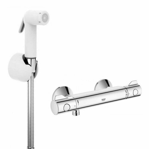 Grohtherm 55014000 термостат Grohe с гигиеническим душем Ideal Standard