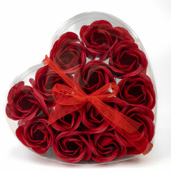Мыльные розы, подарочный набор для женщин, подарок на день влюбленных, 14 февраля, 8 марта, девушке, маме, красный