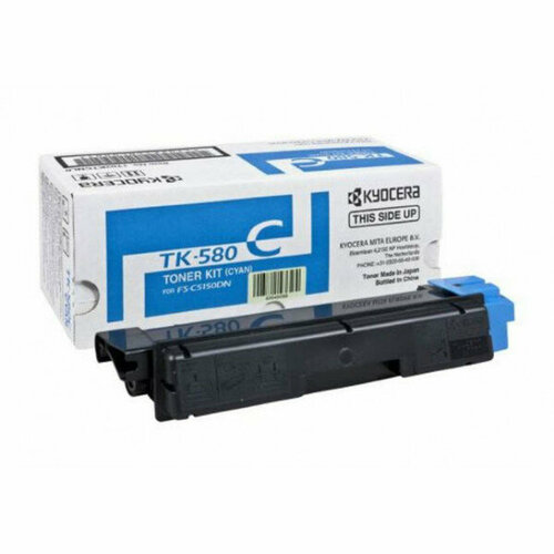 Картридж TK-580C Kyocera FS-C5150DN, 2,8К (O) голубой 1T02KTCNL0