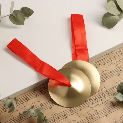 Музыкальный инструмент Тарелки ручные Music Life 9 см 722₽