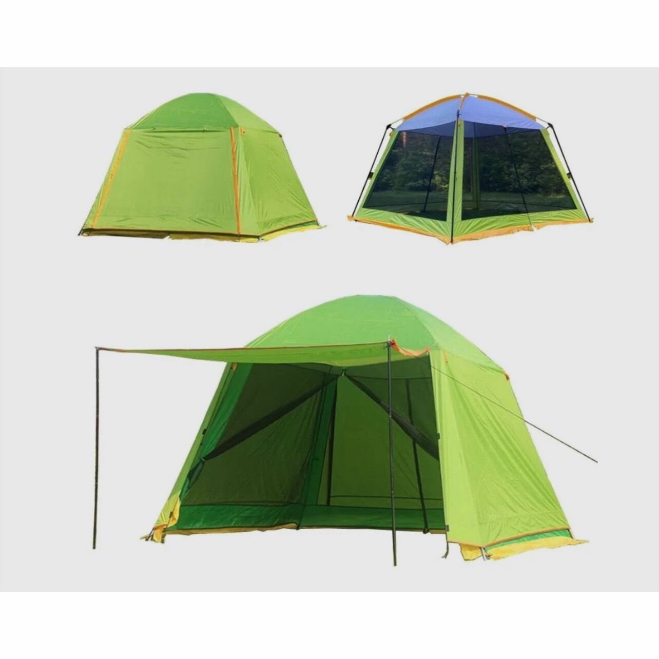 Туристический двухслойный шатер - палатка / 1626