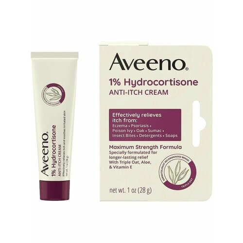Aveeno Крем против зуда и псориаза 28 г 4000₽