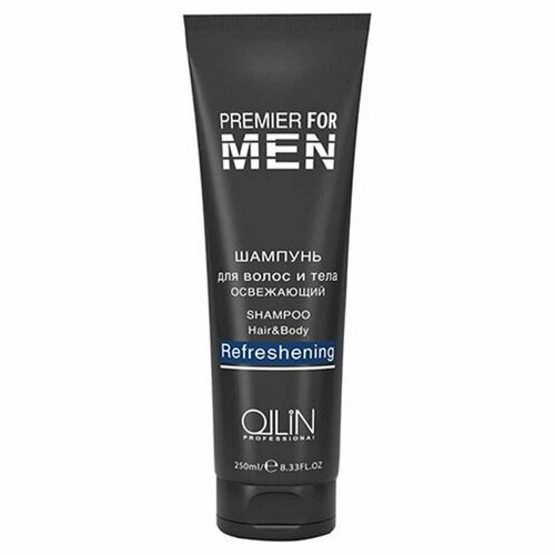 Ollin Шампунь для волос и тела мужской освежающий / Premier For Men, 250 мл ollin premier for men shampoo hair