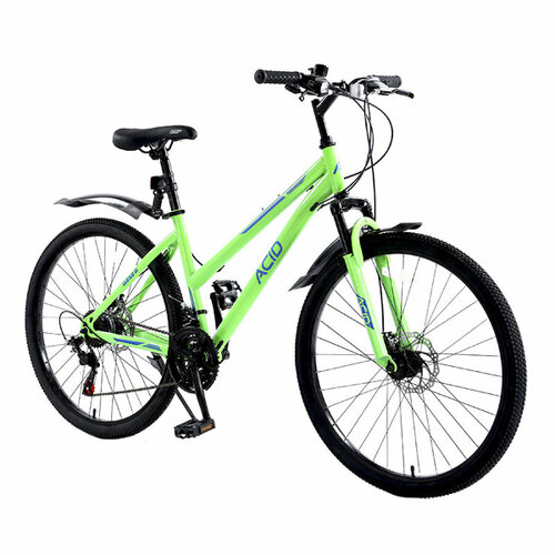 фото Велосипед acid q 250 d, горный bright green-blue