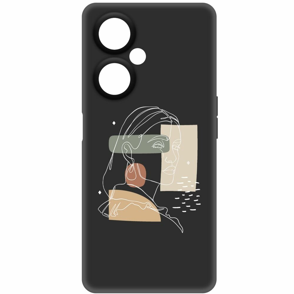 Чехол-накладка Krutoff Soft Case Уверенность для OnePlus Nord CE 3 Lite черный