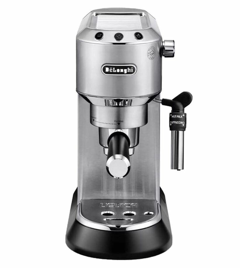 Кофеварка рожковая с капучинатором DeLonghi Dedica Stale EC 685 M - фотография № 2